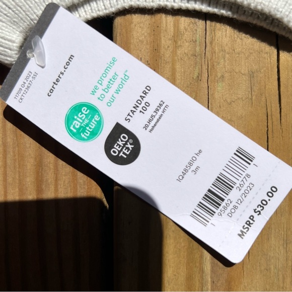 infant baby Carter’s Gray Knit Baby 2 piece shorts and tank top Set 3M - Picture 7 of 8